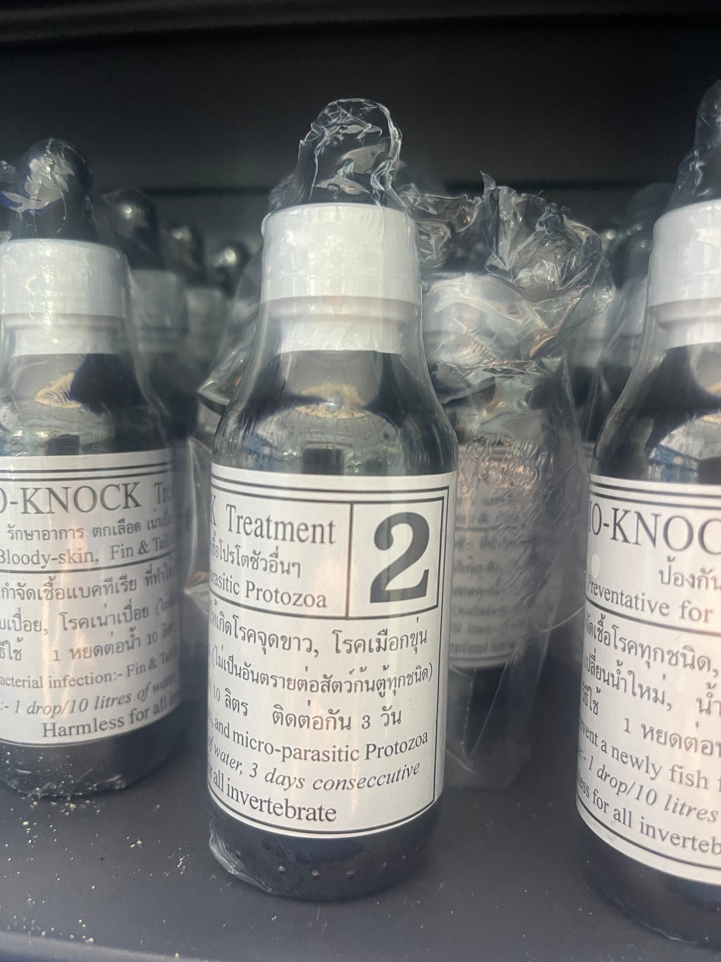Traitement Curatif Choc BIO-KNOCK 2 (Anti-Points Blancs ; Parasites) grande bouteille