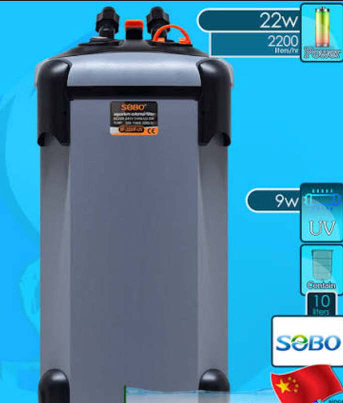 Filtre Externe Canister SOBO SF-2200F-UV (2200 L/H