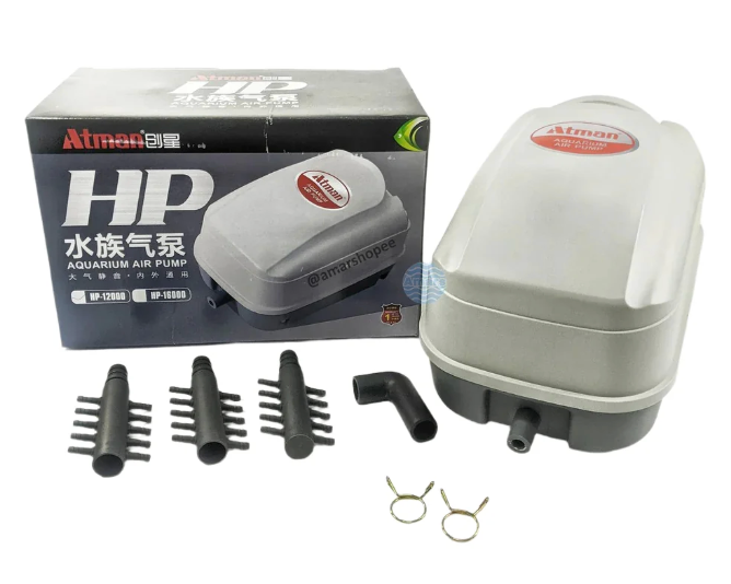 Pompe à Air Haut Débit Professionnelle ATMAN HP-12000 (110L/Min)