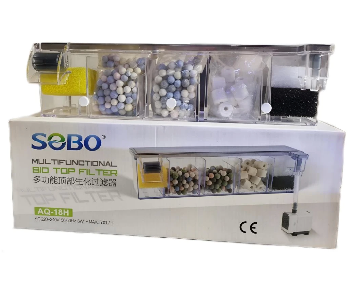 Filtre Supérieur SOBO Multifonction AQ-18H (Bio Top Filter)