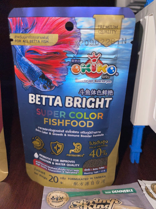 Okiko Betta Bright Super Color Fishfood (20g)