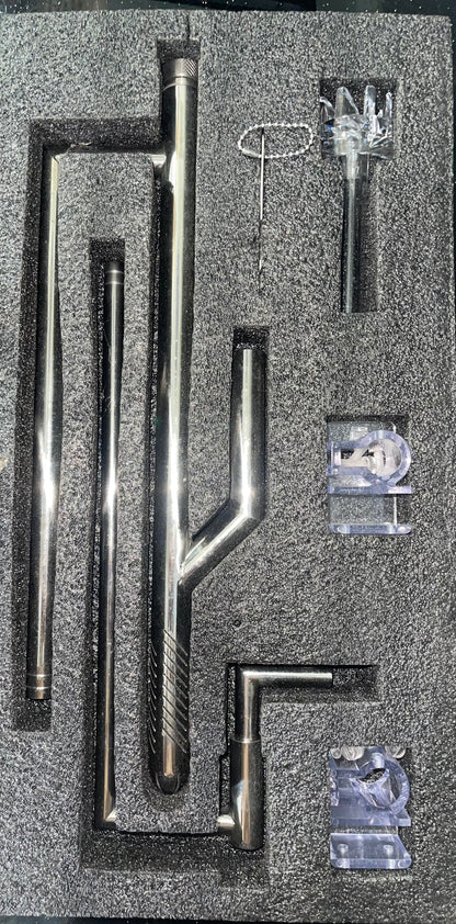 Kit Complet Cannes de Filtration Premium en Acier Inox avec Skimmer