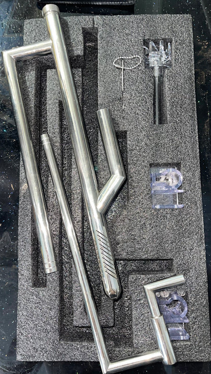 Kit Complet Cannes de Filtration Premium en Acier Inox avec Skimmer