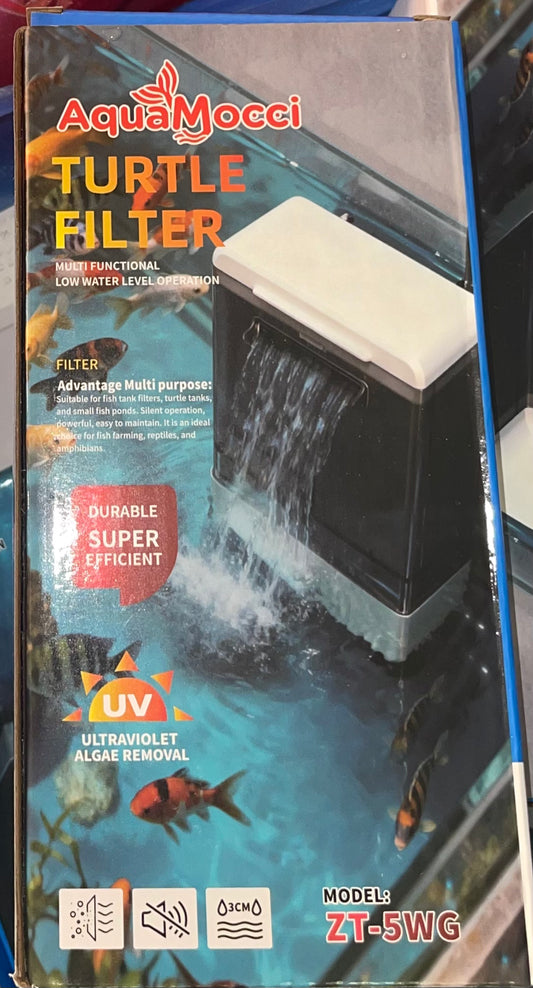Filtre Interne ZT-5WG Spécial Tortues avec Stérilisateur UV Intégré 🐢⚡