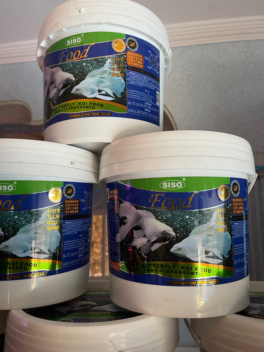 Seau de Nourriture Premium SISO Butterfly Koi Food (1 Kg)