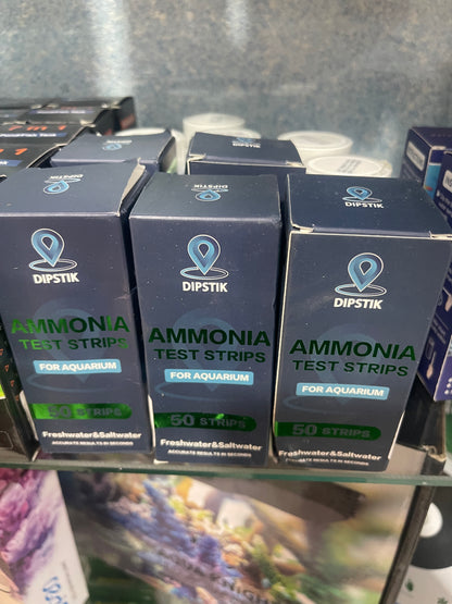 Bandelettes de Test d’Ammoniaque DIPSTIK (Boîte de 50 Strips)