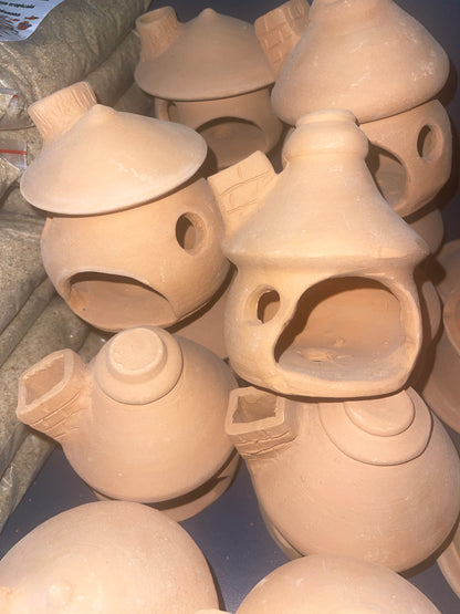 Cachette Maisonnette en Argile Cuite Naturelle (Terracotta) 🏠🏺