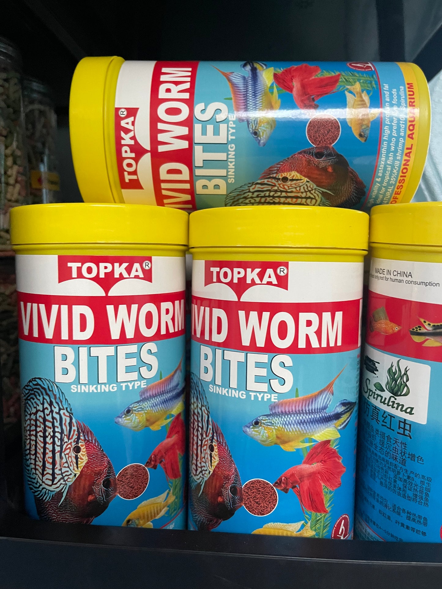 Nourriture TOPKA Vivid Worm Bites  400grame