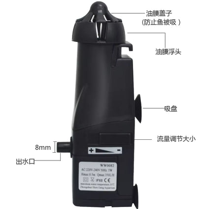 WW-0082 : Le Skimmer Cascade Anti-Film Gras Électrique !