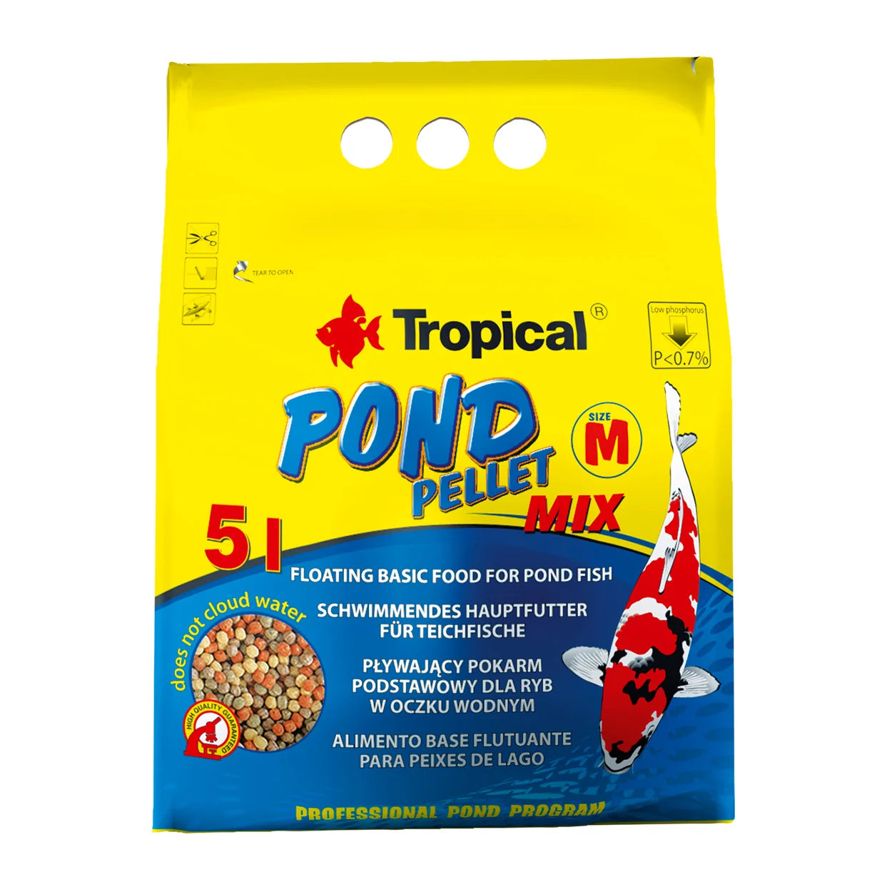 Nourriture en Chips Ronds TROPICAL boitte 400ml